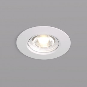 DK3028-WH Встраиваемый светильник, IP 20, 10 Вт, GU5.3, LED, белый, пластик в Озерске - ozersk.ok-mebel.com | фото