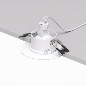 DK3028-WH Встраиваемый светильник, IP 20, 10 Вт, GU5.3, LED, белый, пластик в Озерске - ozersk.ok-mebel.com | фото 3