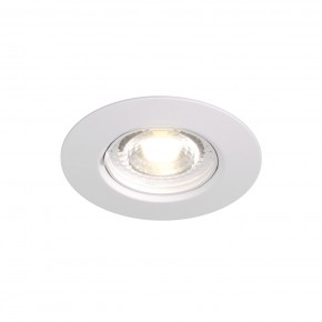 DK3028-WH Встраиваемый светильник, IP 20, 10 Вт, GU5.3, LED, белый, пластик в Озерске - ozersk.ok-mebel.com | фото 5