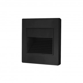 DK3050-BK Светильник встраиваемый в стену, IP 20, LED 3000, 1 Вт, черный пластик в Озерске - ozersk.ok-mebel.com | фото