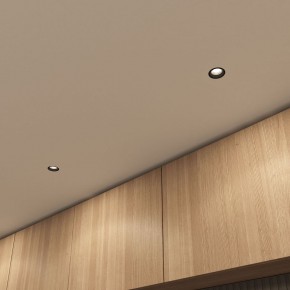 DK3055-BK Встраиваемый светильник, IP 20, 10 Вт, GU5.3, LED, черный, пластик в Озерске - ozersk.ok-mebel.com | фото 4