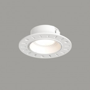 DK3055-WH Встраиваемый светильник, IP 20, 10 Вт, GU5.3, LED, белый, пластик в Озерске - ozersk.ok-mebel.com | фото