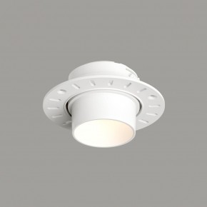 DK3056-WH Встраиваемый светильник под шпатлевку, IP20, до 15 Вт, LED, GU5,3, белый, пластик в Озерске - ozersk.ok-mebel.com | фото 1