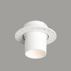 DK3057-WH Встраиваемый светильник под шпатлевку, IP20, до 15 Вт, LED, GU5,3, белый, пластик в Озерске - ozersk.ok-mebel.com | фото