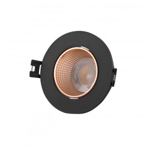 DK3061-BBR Встраиваемый светильник, IP 20, 10 Вт, GU5.3, LED, черный/бронзовый, пластик в Озерске - ozersk.ok-mebel.com | фото 1