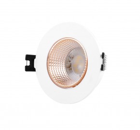 DK3061-WBR Встраиваемый светильник, IP 20, 10 Вт, GU5.3, LED, белый/бронзовый, пластик в Озерске - ozersk.ok-mebel.com | фото