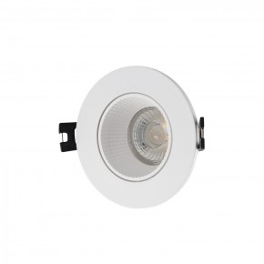 DK3061-WH Встраиваемый светильник, IP 20, 10 Вт, GU5.3, LED, белый/белый, пластик в Озерске - ozersk.ok-mebel.com | фото