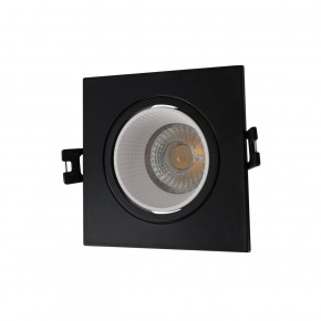 DK3071-BK+WH Встраиваемый светильник, IP 20, 10 Вт, GU5.3, LED, черный/белый, пластик в Озерске - ozersk.ok-mebel.com | фото