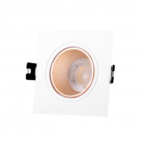 DK3071-WBR Встраиваемый светильник, IP 20, 10 Вт, GU5.3, LED, белый/бронзовый, пластик в Озерске - ozersk.ok-mebel.com | фото