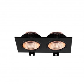 DK3072-BBR Встраиваемый светильник, IP 20, 10 Вт, GU5.3, LED, черный/бронзовый, пластик в Озерске - ozersk.ok-mebel.com | фото 2