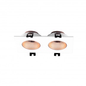 DK3072-WBR Встраиваемый светильник, IP 20, 10 Вт, GU5.3, LED, белый/бронзовый, пластик в Озерске - ozersk.ok-mebel.com | фото 2