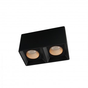 DK3085-BK+BR Светильник накладной IP 20, 10 Вт, GU5.3, LED, черный/бронзовый, пластик в Озерске - ozersk.ok-mebel.com | фото