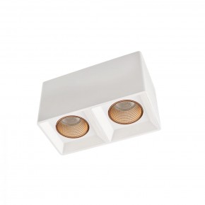 DK3085-WH+BR Светильник накладной IP 20, 10 Вт, GU5.3, LED, белый/бронзовый, пластик в Озерске - ozersk.ok-mebel.com | фото