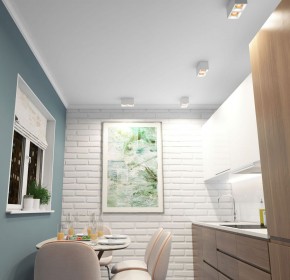 DK3085-WH+BR Светильник накладной IP 20, 10 Вт, GU5.3, LED, белый/бронзовый, пластик в Озерске - ozersk.ok-mebel.com | фото 2