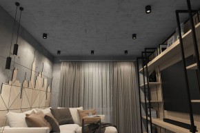 DK3090-BK+CH Светильник накладной IP 20, 10 Вт, GU5.3, LED, черный/хром, пластик в Озерске - ozersk.ok-mebel.com | фото 2