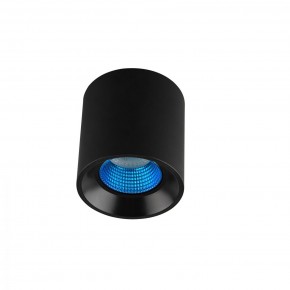 DK3090-BK+CY Светильник накладной IP 20, 10 Вт, GU5.3, LED, черный/голубой, пластик в Озерске - ozersk.ok-mebel.com | фото