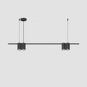 DK4061-BK Подвесной светильник ORBIT, IP20, 4xGU10 LED до 15 Вт, черный матовый, алюминий в Озерске - ozersk.ok-mebel.com | фото