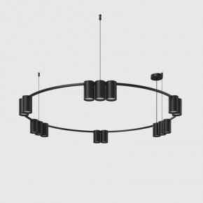 DK4067-BK Подвесной светильник ORBIT, IP20, 15xGU10 LED до 15 Вт, черный матовый, алюминий в Озерске - ozersk.ok-mebel.com | фото 2