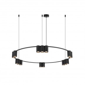 DK4067-BK Подвесной светильник ORBIT, IP20, 15xGU10 LED до 15 Вт, черный матовый, алюминий в Озерске - ozersk.ok-mebel.com | фото 3