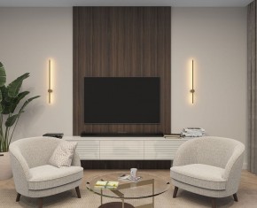 DK5012-SG Бра 800 мм, 3000К, IP20,7 Вт, матовое золото в Озерске - ozersk.ok-mebel.com | фото 5