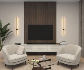 DK5014-BK Бра 1000 мм, 3000К, IP20, 12 Вт, черный, алюминий в Озерске - ozersk.ok-mebel.com | фото 5