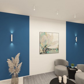 DK5022-WH Настенный светильник, IP20, до 15 Вт, LED, 2xGU10, белый, алюминий в Озерске - ozersk.ok-mebel.com | фото 5