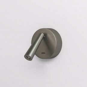 DK5072-DN Бра SHINE WALL со светодиодом, D104*H68, IP20, 3000К, 3W, RA?90, темный никель, алюминий в Озерске - ozersk.ok-mebel.com | фото 2