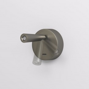 DK5072-DN Бра SHINE WALL со светодиодом, D104*H68, IP20, 3000К, 3W, RA?90, темный никель, алюминий в Озерске - ozersk.ok-mebel.com | фото 3
