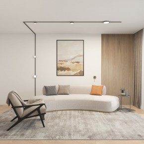 DK5072-DN Бра SHINE WALL со светодиодом, D104*H68, IP20, 3000К, 3W, RA?90, темный никель, алюминий в Озерске - ozersk.ok-mebel.com | фото 5