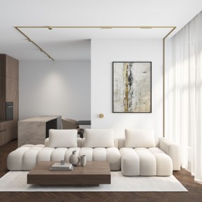 DK5072-SB Бра SHINE WALL со светодиодом, D104*H68, IP20, 3000К, 3W, RA?90, сатинированная латунь, алюминий в Озерске - ozersk.ok-mebel.com | фото 6