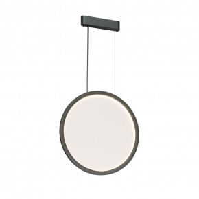 DK6606-BK Подвесной вертикальный светильник Veil со светодиодом H1700 d600 220V 48W 3000-6000K IP20 черный алюминий в Озерске - ozersk.ok-mebel.com | фото 5