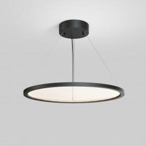 DK6616-BK Подвесной горизонтальный светильник Veil со светодиодом H900 d600 220V 48W 3000-6000K IP20 черный алюминий в Озерске - ozersk.ok-mebel.com | фото