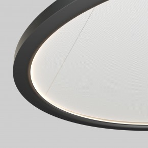 DK6616-BK Подвесной горизонтальный светильник Veil со светодиодом H900 d600 220V 48W 3000-6000K IP20 черный алюминий в Озерске - ozersk.ok-mebel.com | фото 3