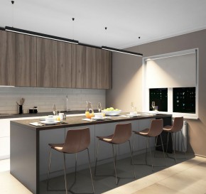 DK9124-BK Линейный светильник 30W 1250mm 4000K, черный в Озерске - ozersk.ok-mebel.com | фото 4
