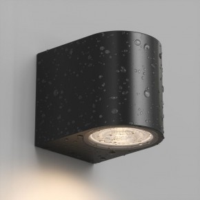 DK9790-BK Настенный уличный светильник NARVIK, IP44, GU10 LED, до 15 Вт, черный, алюминий в Озерске - ozersk.ok-mebel.com | фото 3