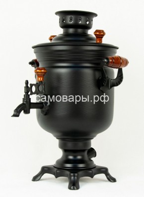 Электрический самовар "Черный Русский" матовая банка на 3 литра (Ограниченная серия) в Озерске - ozersk.ok-mebel.com | фото 1