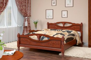 ЕЛЕНА-4 Кровать из массива (орех) в Озерске - ozersk.ok-mebel.com | фото