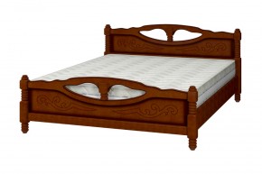 ЕЛЕНА-4 Кровать из массива (орех) в Озерске - ozersk.ok-mebel.com | фото 2