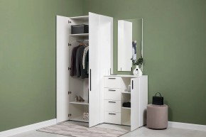 ЭЙР прихожая (модульная) Белый Шагрень в Озерске - ozersk.ok-mebel.com | фото 24