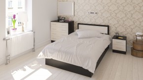 Фиеста Кровать 1200, цвет венге/дуб лоредо, ШхГхВ 123,5х203,5х80 см., сп.м. 1200х2000 мм., без матраса, основание есть в Озерске - ozersk.ok-mebel.com | фото 5