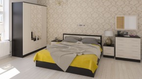 Фиеста Кровать 1800, цвет венге/дуб лоредо, ШхГхВ 183,5х203,5х80 см., сп.м. 1800х2000 мм., без матраса, основание есть в Озерске - ozersk.ok-mebel.com | фото 5