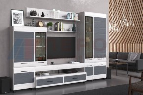 Гостиная Камелия Композиция 2 (Снежный ясень - серый) в Озерске - ozersk.ok-mebel.com | фото