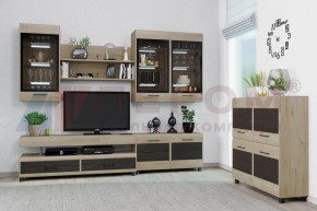 Гостиная Камелия Композиция 8 (Гикори Джексон светлый комбинированный) в Озерске - ozersk.ok-mebel.com | фото