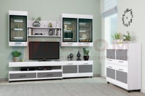 Гостиная Камелия Композиция 8 (Снежный ясень - серый) в Озерске - ozersk.ok-mebel.com | фото