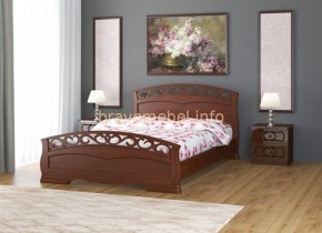 ГРАЦИЯ-1 Кровать из массива 1600  в Озерске - ozersk.ok-mebel.com | фото 2