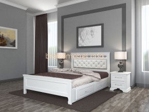 ГРАЦИЯ Кровать из массива 1600 с 2-мя ящиками  в Озерске - ozersk.ok-mebel.com | фото