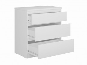 Комод КАСТОР с тремя ящиками, цвет белый в Озерске - ozersk.ok-mebel.com | фото 2