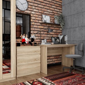 Комод КАСТОР с тремя ящиками, цвет Дуб Сонома в Озерске - ozersk.ok-mebel.com | фото 3