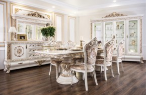 Комод с Зеркалом Алсу (белый глянец) в Озерске - ozersk.ok-mebel.com | фото 4
