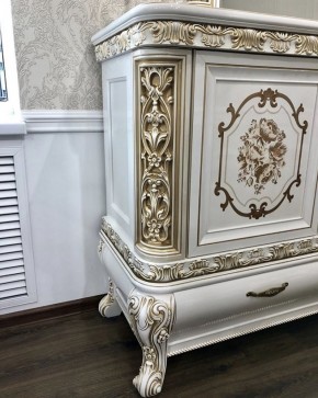 Комод с Зеркалом Алсу (белый глянец) в Озерске - ozersk.ok-mebel.com | фото 9